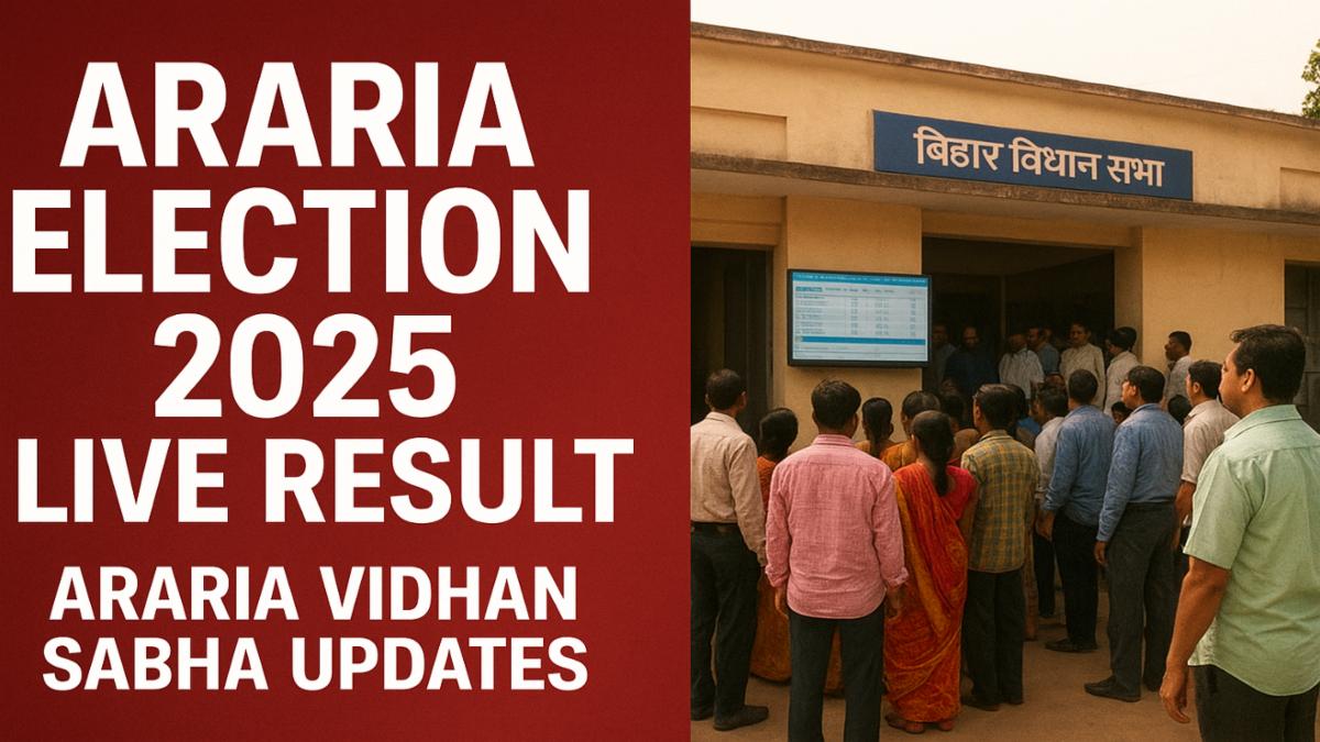 Araria Election 2025 Live Result | Araria Vidhan Sabha Result Live 