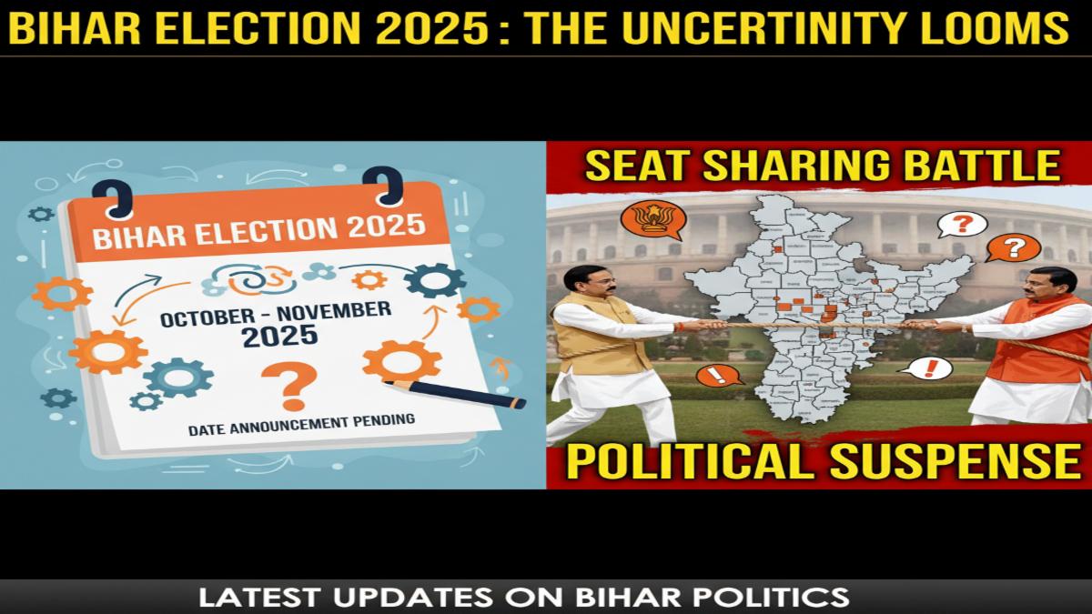 Bihar Election 2025 Date- Seat Sharing Battle & Political Suspense