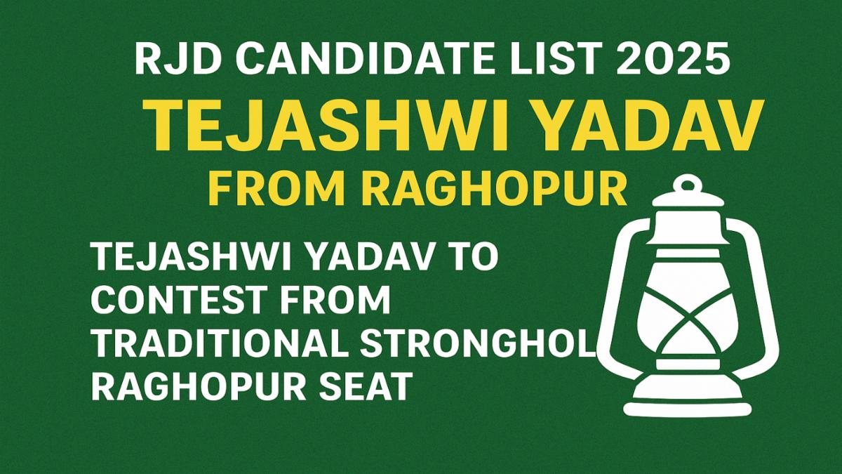 RJD Candidate List 2025 | Bihar Election RJD Candidate List 2025