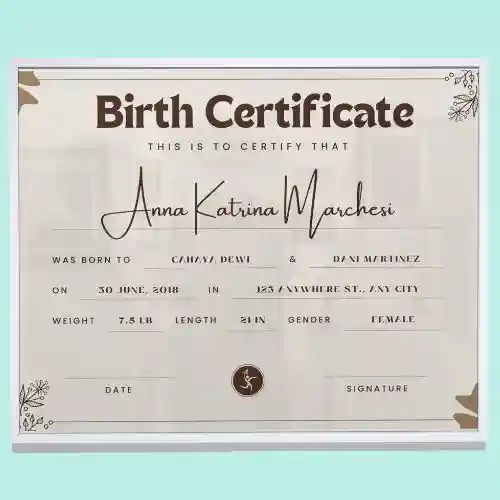 Birth Certificate