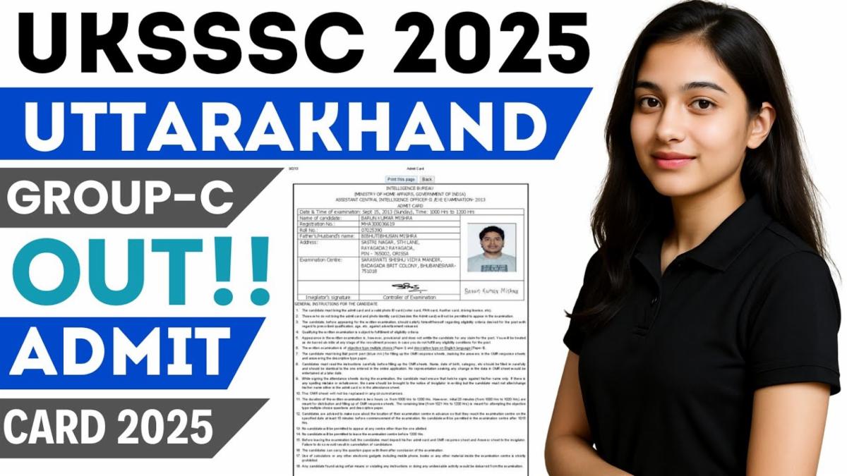 Uttarakhand Group C Post Exam 2025 Date, Time & Admit Card Guide